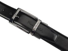 Pierre Cardin Pánský oboustranný kožený pásek s klasickou sponou - 125