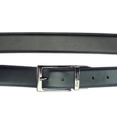 Pierre Cardin Pánský oboustranný kožený pásek s klasickou sponou - 130