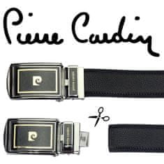 Pierre Cardin Pánský kožený pásek s ozdobnou automatickou sponou - 125