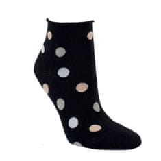 RS dámské ruličkové bavlněné kotníkové puntíkované ponožky 1528024 4pack, 35-38
