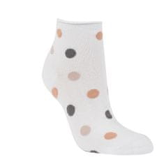 RS dámské ruličkové bavlněné kotníkové puntíkované ponožky 1528024 4pack, 35-38