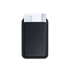 Satechi Satechi magnetický stojánek / peněženka Vegan-Leather pro Apple iPhone 12/13/14/15, Černá