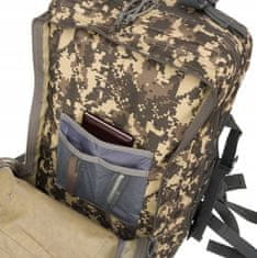 Peterson Vojenský, voděodolný cestovní batoh z polyesteru a nylonu