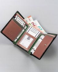 4U Cavaldi Malá, horizontální dámská peněženka z přírodní kůže, s RFID ochranou