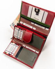 4U Cavaldi Velká dámská kožená peněženka s RFID systémem