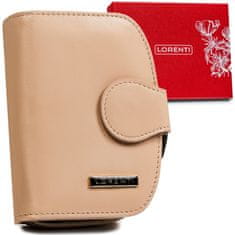 Lorenti Dámská kožená peněženka 43972-CIS-3320 BEIGE
