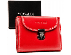 4U Cavaldi Střední dámská kožená peněženka na patentku