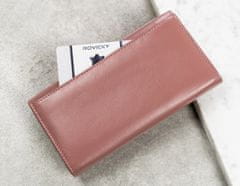 4U Cavaldi Elegantní, prodloužená dámská peněženka s klopou na patentku