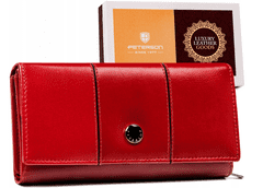 Peterson Velká dámská kožená peněženka se zapínáním na patentku