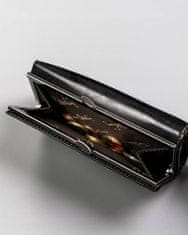 Pierre Cardin Klasická dámská peněženka z přírodní kůže s háčkem a zapínáním