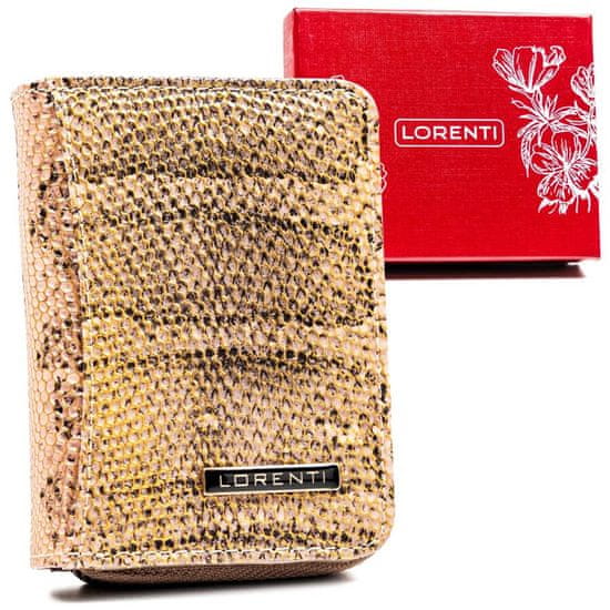 Lorenti Dámská kožená peněženka s módním hadím vzorem ti