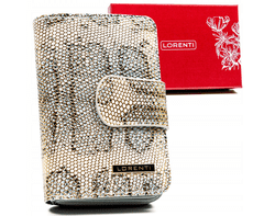 Lorenti Dámská kožená peněženka se systémem RFID Protect, zapínání na patentku ti