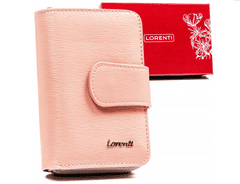 Lorenti Dámská kožená peněženka vertikální orientace se zapínáním na patent ti