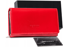 4U Cavaldi Dámská kožená peněženka v horizontální orientaci na patentku