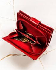 4U Cavaldi Prostorná, kožená dámská peněženka na patentku