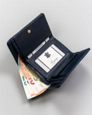 MILANO DESIGN Dámská peněženka z ekologické kůže se zapínáním na patent