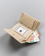 MILANO DESIGN Dámská peněženka z ekologické kůže se zapínáním na patent
