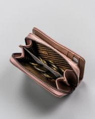 Rovicky Malá dámská peněženka na zip z přírodní a ekologické kůže
