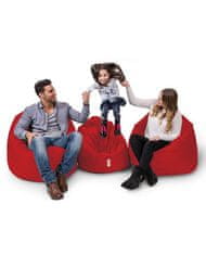 Atelier Del Sofa Zahradní sedací vak Iyzi 100 Cushion Pouf - Red, Červená