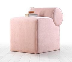 Atelier Del Sofa Taburet Linburg Puf - Pink, Růžová