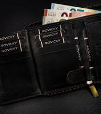 Always Wild Velká, vertikální kožená peněženka s RFID systémem