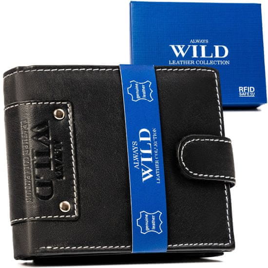 Always Wild Pánská kožená peněženka na patentku