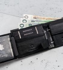 RONALDO Malá pánská peněženka z přírodní kůže