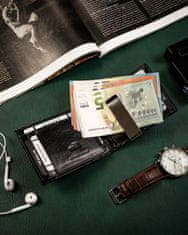 4U Cavaldi Kožená pánská bankovka se systémem RFID Protect