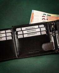 Rovicky Dárková sada: pánská kožená peněženka a klíčenka