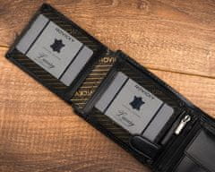 Rovicky Kožená pánská peněženka se zapínáním na patentky