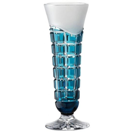 Caesar Crystal Váza Neron, barva azurová, výška 175 mm