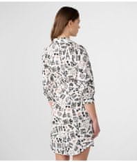 Karl Lagerfeld Dámské šaty WHIMSY AKCE do 17.4. mléčná XL