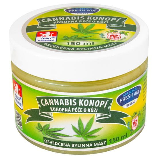 Království bylin bylinná mast 150 ml - Cannabis konopí