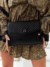 Lulu Castagnette Malá dámská messenger taška s klopou s prolamovanými hvězdičkami