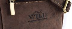Always Wild Kožená pánská taška přes rameno