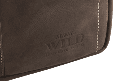 Always Wild Kožená pánská taška s dlouhým ramenním popruhem