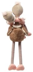 BabyOno Sada edukačních hraček - Ostrich Mcknox family, šedá, růžová