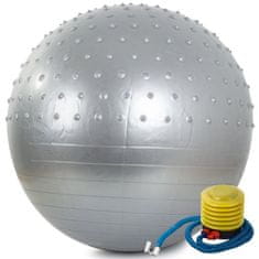 Verk Gymnastický míč s pumpičkou 65 cm stříbrná
