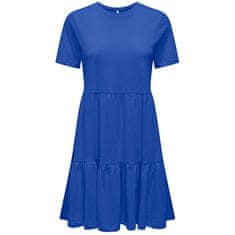 ONLY Dámské šaty ONLMAY Regular Fit 15286934 Dazzling Blue (Velikost XS)