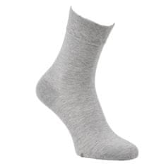 Zdravé Ponožky dámské jednobarevné bavlněné ponožky s jemným svěrem 61104 3pack, 35-38