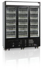 Tefcold Třídveřová chladicí skříň s prosklenými dveřmi FSC 1600H-P