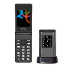 Qubo Mobilní telefon , X-28 BK, TLF LCD displej, fotoaparát, bluetooth, tlačítko SOS, USB-C