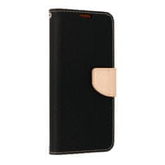 MobilPouzdra.cz Knížkové pouzdro Fancy pro Xiaomi Redmi Note 11 5G/Note 11S 5G/Poco M4 Pro 5G , barva černá-zlatá
