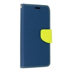 MobilPouzdra.cz Knížkové pouzdro Fancy pro Samsung Galaxy A11/M11 , barva modrá-limetková