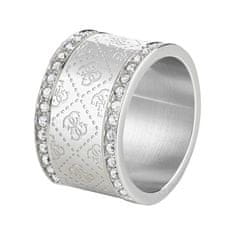 Guess Módní prsten s krystaly JUBR01168JWRH (Obvod 58 mm)