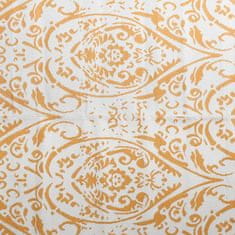 Vidaxl Venkovní koberec oranžový a bílý 190 x 290 cm PP