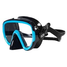 Aga Potápěčský set maska a šnorchl M8+S6 Černá/Modrá
