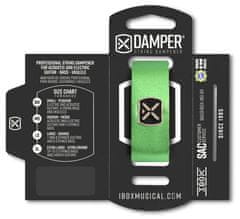 iBOX DMXL05 Damper extra large - Leather iron tag - metallic green color