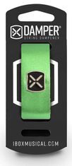 iBOX DMSM05 Damper small - Leather iron tag - metallic green color