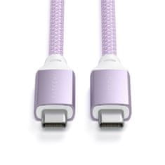 Satechi Nabíjecí kabel USB-C - USB-C 100W, růžový, 2 m